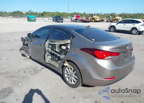 2014 Hyundai Elantra Se z USA, uszkodzony, nr VIN 5NPDH4AEXEH530370